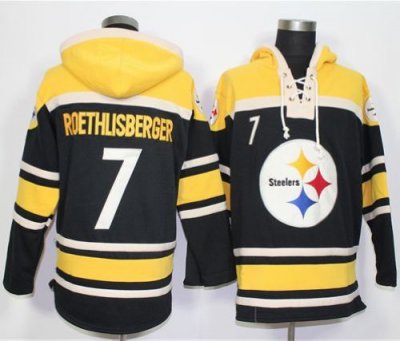 Jerseys Factory Cheap Nike Steelers #7 Ben Roethlisberger Black