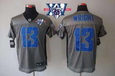 Jerseys Factory Cheap Nike Titans #13 Kendall Wright Grey Shadow