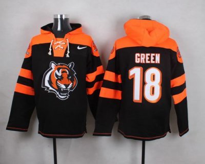 Jerseys Factory Cheap Nike Bengals #18 A.J. Green Black Player P