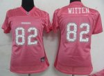 Jerseys Factory Cheap Cowboys #82 Jason Witten Pink Women's Star