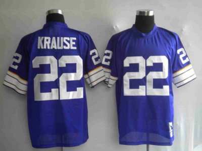 Jerseys Factory Cheap Mitchell&Ness Vikings #22 Paul Krause Purp