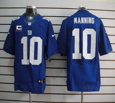 Jerseys Factory Cheap Nike Giants #10 Eli Manning Royal Blue Tea