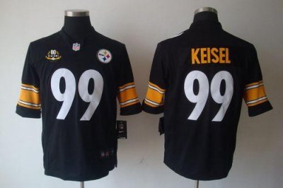 Jerseys Factory Cheap Nike Steelers #99 Brett Keisel Black Team