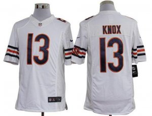 Jerseys Factory Cheap Nike Bears #13 Johnny Knox White Men's Emb
