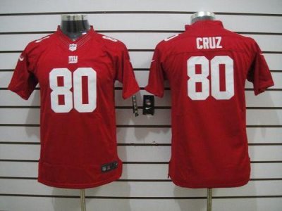 Jerseys Factory Cheap Nike Giants #80 Victor Cruz Red Alternate