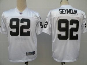 Jerseys Factory Cheap Raiders #92 Richard Seymour White Stitched