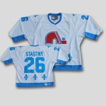 Jerseys Factory Cheap Nordiques #26 Peter Stastny Embroidered CC