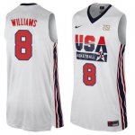 Jerseys Factory Cheap Nike Team USA #8 Deron Williams White 2012