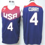 Jerseys Factory Cheap Nike 2014 Team USA #4 Stephen Curry Dark B