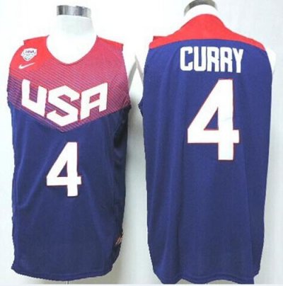Jerseys Factory Cheap Nike 2014 Team USA #4 Stephen Curry Dark B