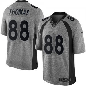 Jerseys Factory Cheap Nike Broncos #88 Demaryius Thomas Gray Men