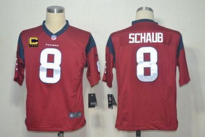 Jerseys Factory Cheap Nike Texans #8 Matt Schaub Red Alternate W