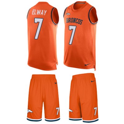 Jerseys Factory Cheap Nike Broncos #7 John Elway Orange Team Col