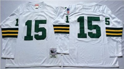 Jerseys Factory Cheap Mitchell And Ness 1969 Packers #15 Bart St