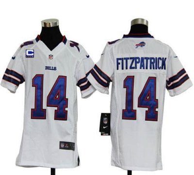 Jerseys Factory Cheap Nike Bills #14 Ryan Fitzpatrick White With