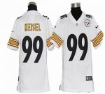 Jerseys Factory Cheap Nike Steelers #99 Brett Keisel White Youth