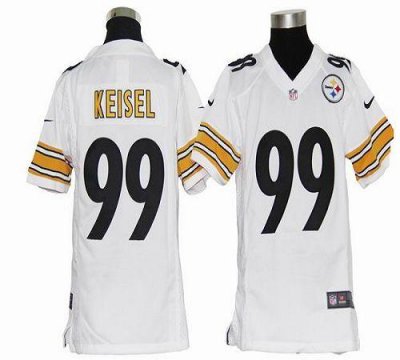 Jerseys Factory Cheap Nike Steelers #99 Brett Keisel White Youth