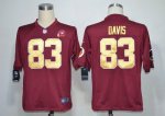 Jerseys Factory Cheap Nike Redskins #83 Fred Davis Burgundy Red