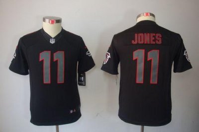 Jerseys Factory Cheap Nike Falcons #11 Julio Jones Black Impact