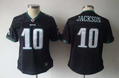 Jerseys Factory Cheap Eagles #10 DeSean Jackson Black 2011 Women
