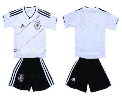 Jerseys Factory Cheap Germany Blank 2012/2013 White Home Kid Soc