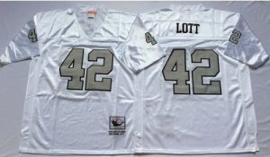 Jerseys Factory Cheap Mitchell And Ness Raiders #42 Ronnie Lott