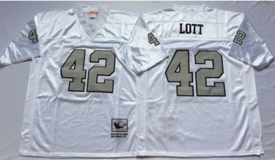 Jerseys Factory Cheap Mitchell And Ness Raiders #42 Ronnie Lott