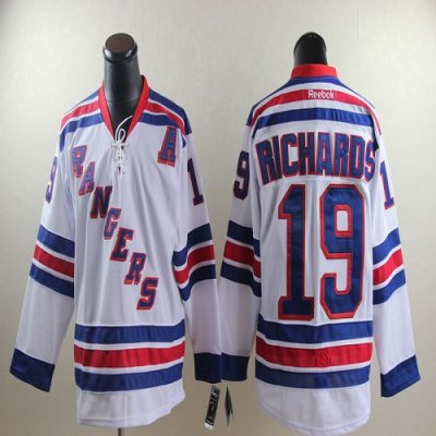 Jerseys Factory Cheap Rangers #19 Brad Richards White Road Embro