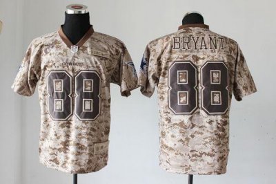 Jerseys Factory Cheap Nike Cowboys #88 Dez Bryant Camo Men's Emb