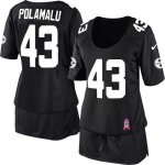 Jerseys Factory Cheap Nike Steelers #43 Troy Polamalu Black Team
