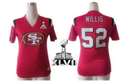 Jerseys Factory Cheap Nike 49ers #52 Patrick Willis Red Team Col