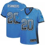 Jerseys Factory Cheap Nike Lions #20 Barry Sanders Light Blue Te