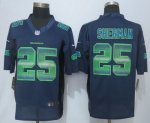 Jerseys Factory Cheap Nike Seahawks #25 Richard Sherman Steel Bl