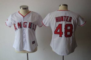 Jerseys Factory Cheap Angels #48 Torii Hunter White Women's Fash