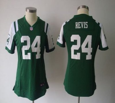 Jerseys Factory Cheap Nike Jets #24 Darrelle Revis Green Team Co