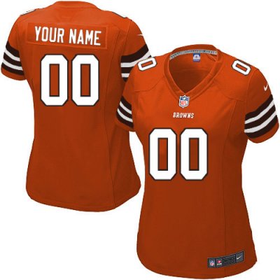 Jerseys Factory Cheap Nike Cleveland Browns Customized Orange Em