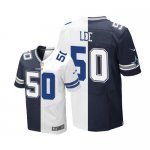 Jerseys Factory Cheap Nike Cowboys #50 Sean Lee Navy Blue/White