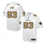 Jerseys Factory Cheap Nike Dolphins #93 Ndamukong Suh White Men'