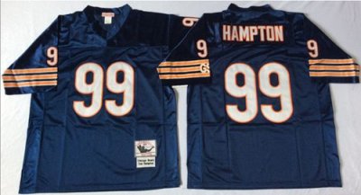 Jerseys Factory Cheap Mitchell&Ness Bears #99 Dan Hampton Blue S