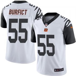 Jerseys Factory Cheap Nike Bengals #55 Vontaze Burfict White Men