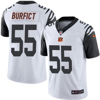 Jerseys Factory Cheap Nike Bengals #55 Vontaze Burfict White Men