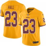 Jerseys Factory Cheap Nike Redskins #23 DeAngelo Hall Gold Men's