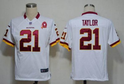 Jerseys Factory Cheap Nike Redskins #21 Sean Taylor White With 8