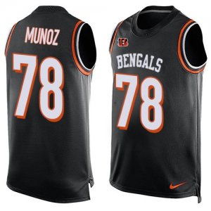 Jerseys Factory Cheap Nike Bengals #78 Anthony Munoz Black Team