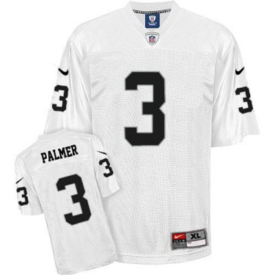 Jerseys Factory Cheap Nike Raiders #3 Carson Palmer White Stitch