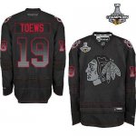 Jerseys Factory Cheap Blackhawks #19 Jonathan Toews Black Accele