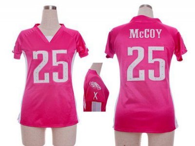 Jerseys Factory Cheap Nike Eagles #25 LeSean McCoy Pink Draft Hi