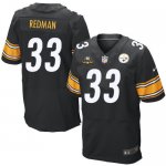 Jerseys Factory Cheap Nike Steelers #33 Isaac Redman Black Team