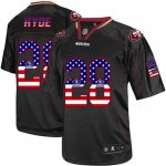 Jerseys Factory Cheap Nike 49ers #28 Carlos Hyde Black Men's Sti