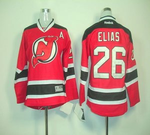 Jerseys Factory Cheap Devils #26 Patrik Elias Red Home Embroider